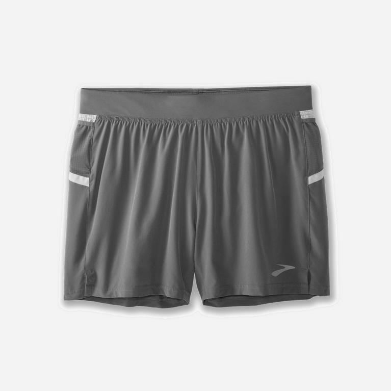 Brooks Sherpa 5 2-In-1 Hardloopshorts voor Heren Grijs (JVCHX-2189)